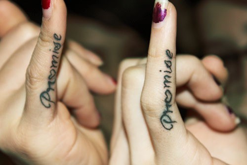 cute tattoo to get with a childhood best friend. ♥