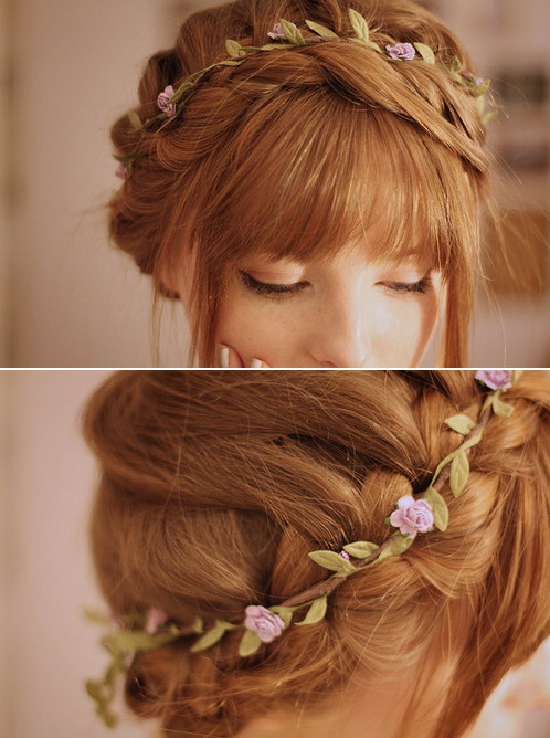 Floral Hair Wreath