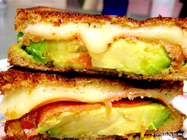 avocado grilled cheese