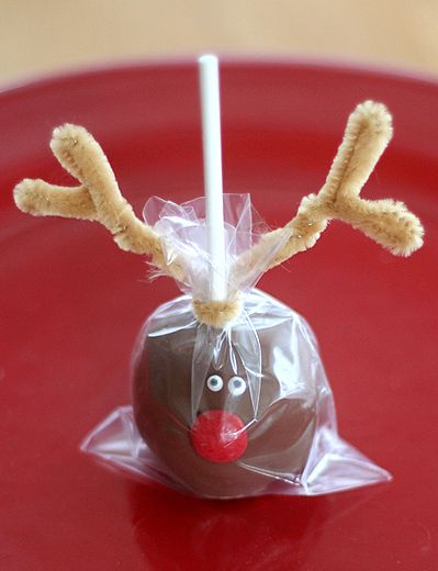 reindeer cake pop