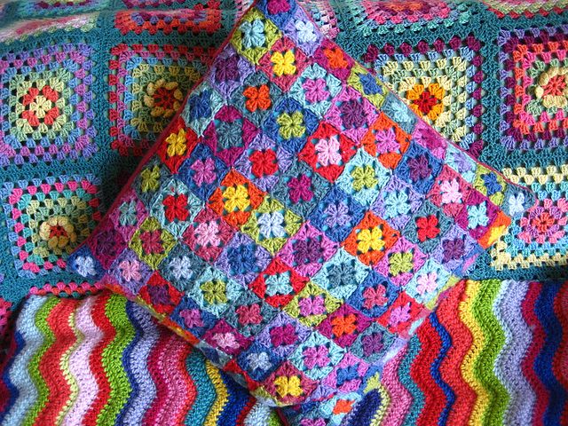 tiny granny squares