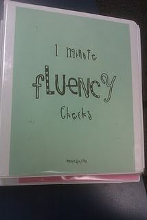 1 minute fluency checks by grade level!!  AWESOME!!