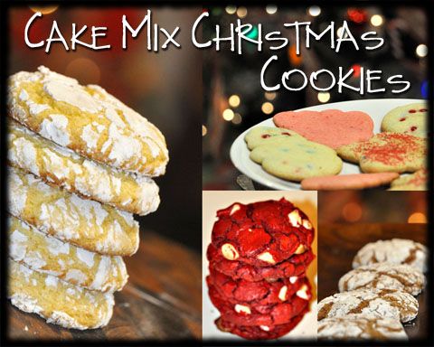 3 Christmas Cookie Recipes Using Cake Mixes – GOODEness Gracious