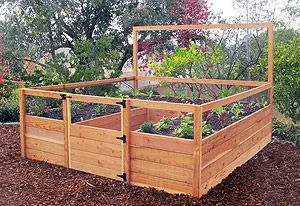 8′ x 8′ Raised Garden Idea. (I can build this)