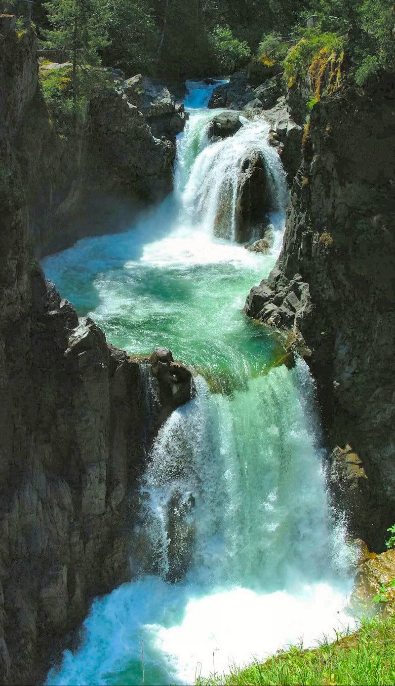Absolutely beautiful…Englishman River Falls located in the City of Parksville