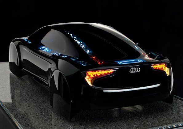 An Audi .. with OLED Lights