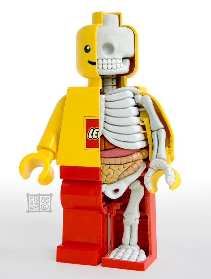 Anatomical LEGO Minifigure