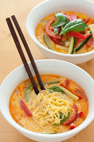 Asian noodle soups