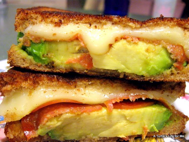 Avacado grilled cheese