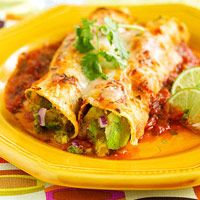 Avocado Enchiladas- You had me at avocado and again at enchilada