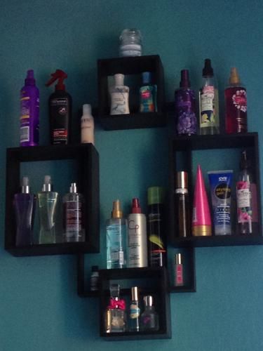 Awesome idea for lotions, hair spray and perfumes