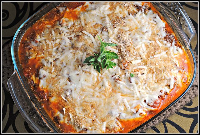 Baked Quinoa and Chicken Parmesan