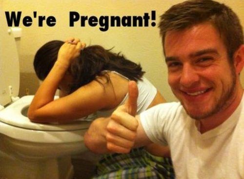Best pregnancy announcement ever.——hahahaha