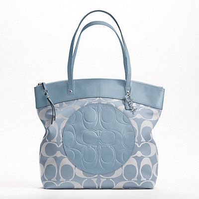 Blue Coach purse