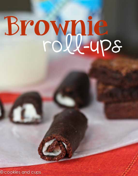 Brownie Roll-Ups/ includes chewy fudgie brownie recipe
