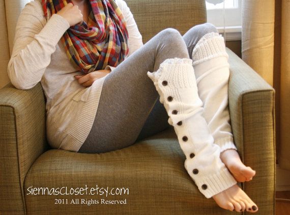 Button Down Legwarmers – LOVE! Need these.