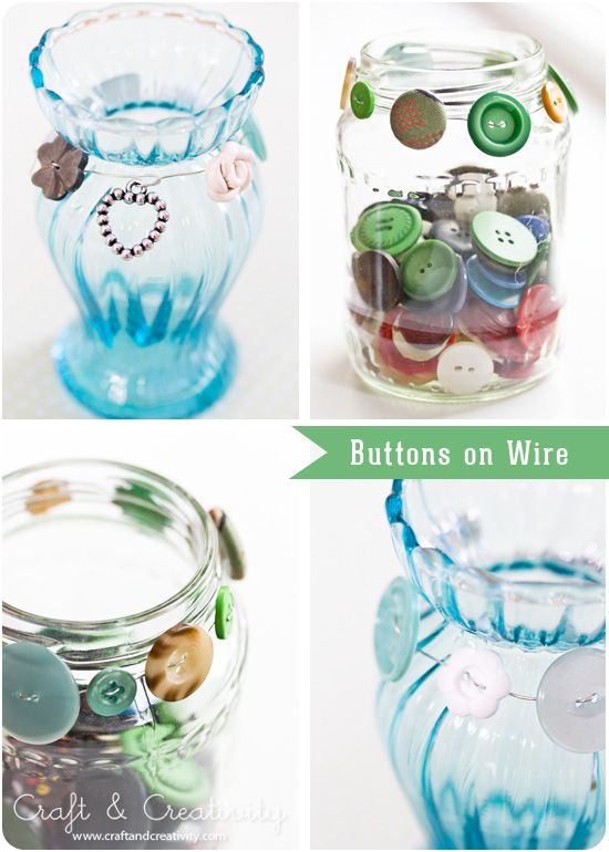 Buttons on Wire – by Craft & Creativity