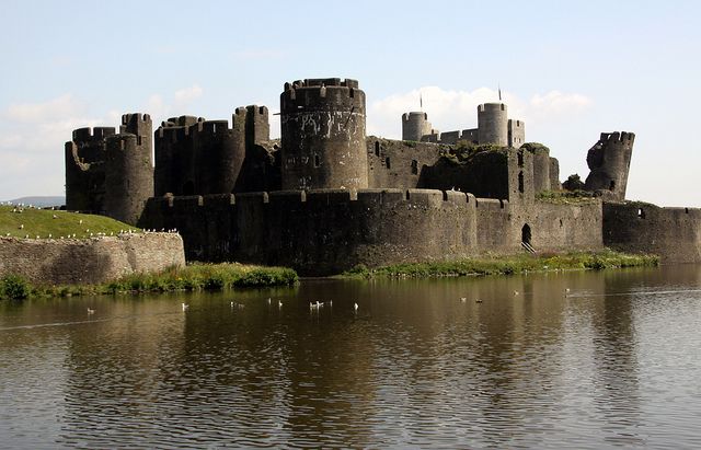 Caerphilly Castle, Wales