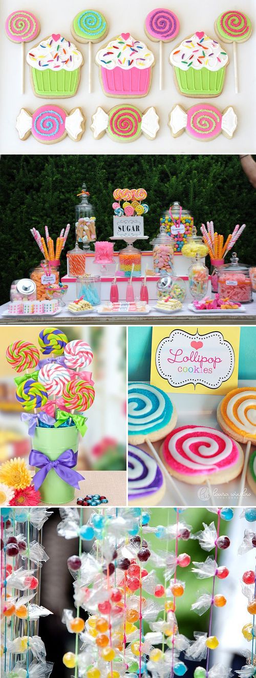 Candy decor for bday party