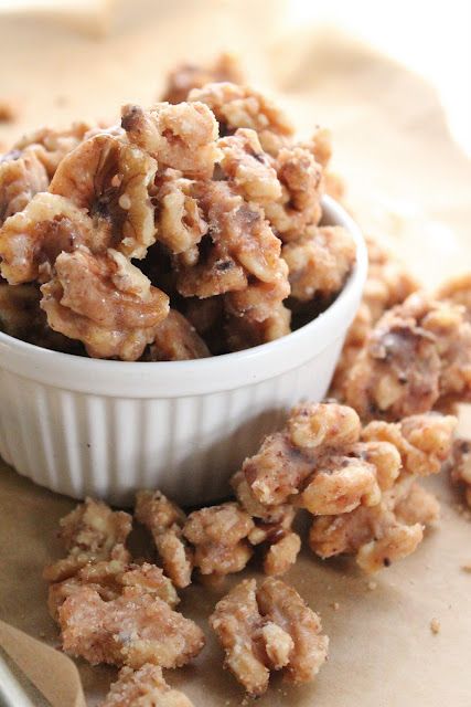 Cinnamon Sugared Walnuts…great gift in mason jar