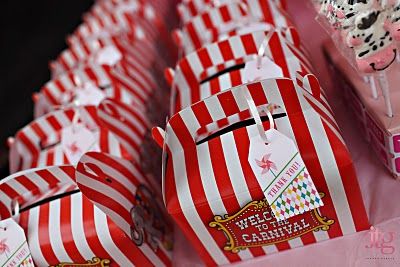 Circus party favors