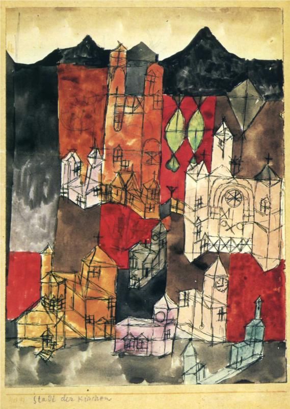 City of Churches, 1918  Paul Klee