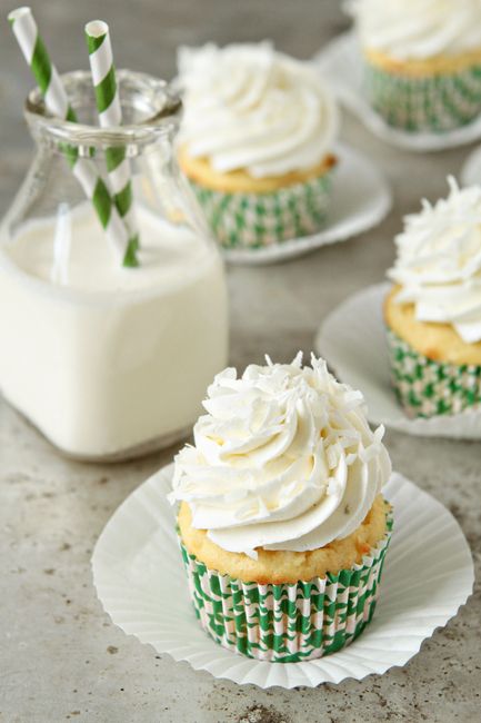 Coconut Cupcakes from @Jamie {My Baking Addiction}