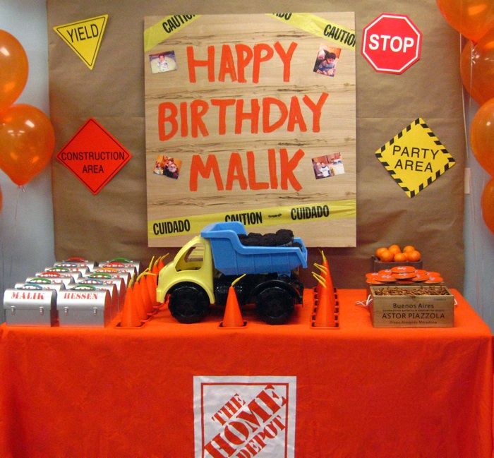 Construction Birthday Party