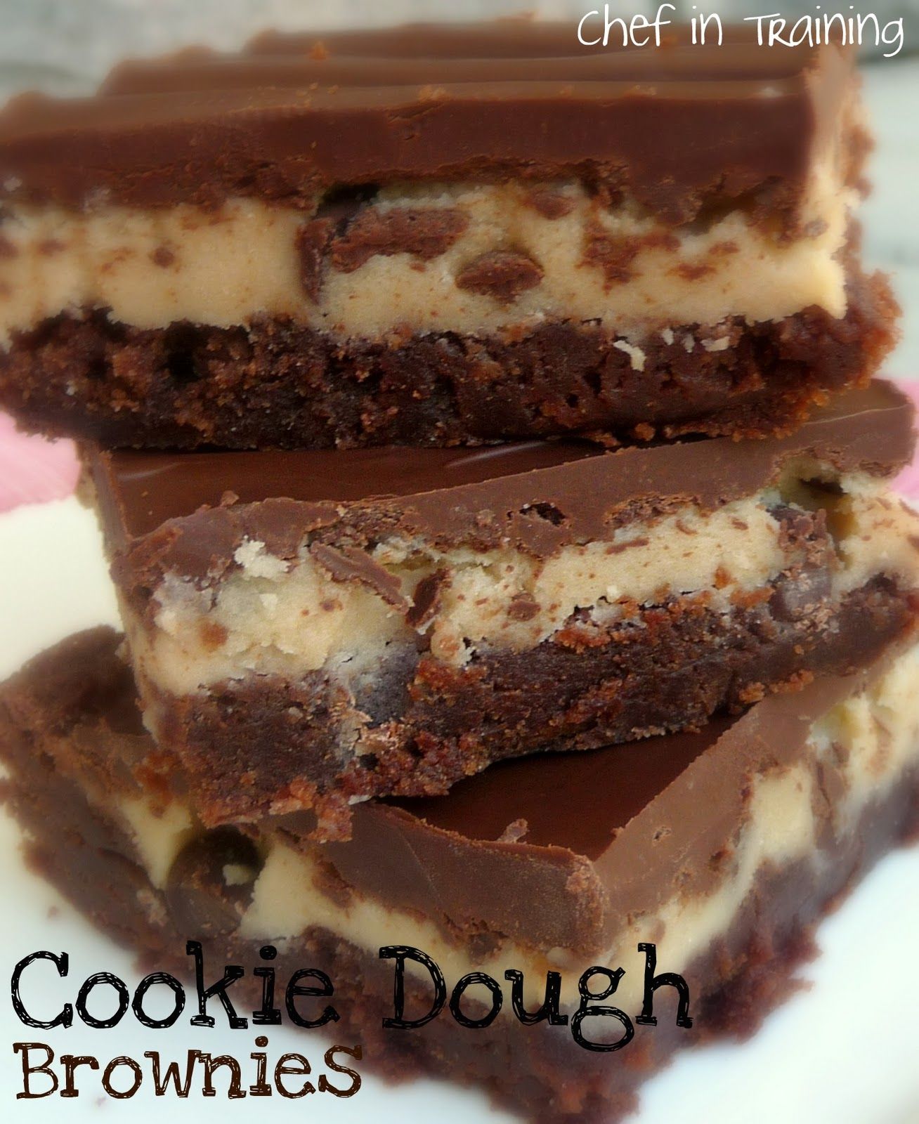 Cookie Dough Brownies! YUM!