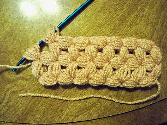 Crochet – Puff stitch pattern