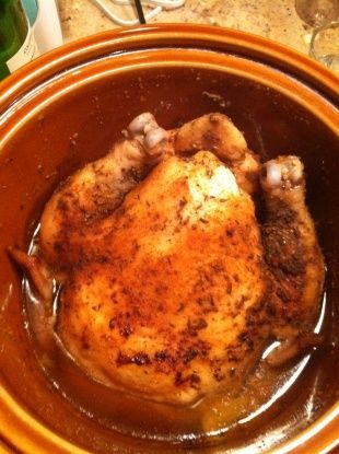 Crock Pot Chicken – 8 hours in the crockpot and then perfection.