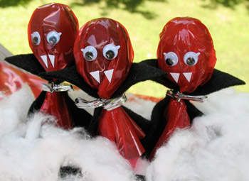 Cute Food For Kids: 18 DIY lollipop vampire cover ideas for Halloween