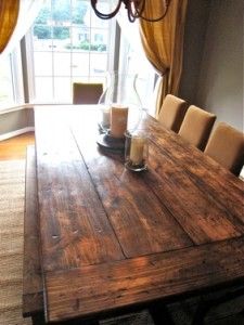 DIY Barnwood Dining Table