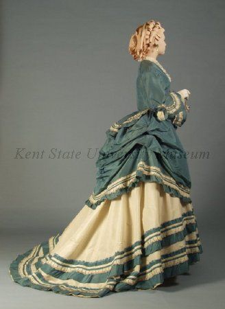 Dress, ca 1868, Side