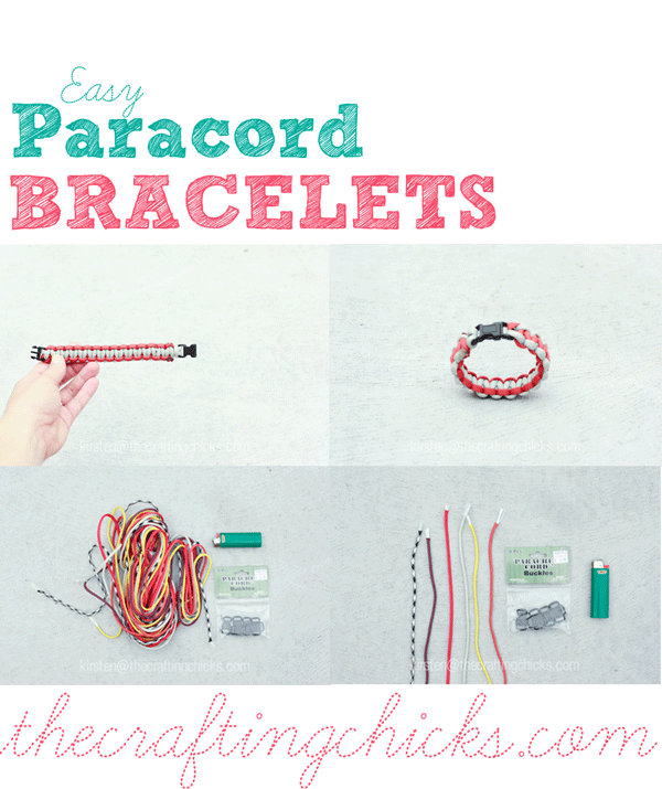 Easy DIY Paracord Bracelets