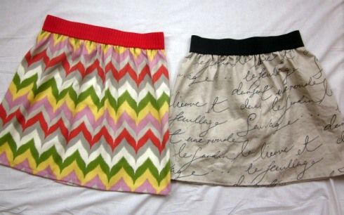 Easy Sew Skirt.