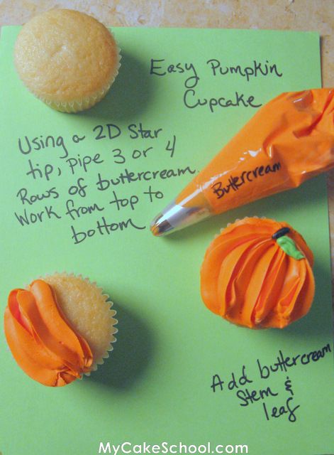 Easy pumpkin cupcakes