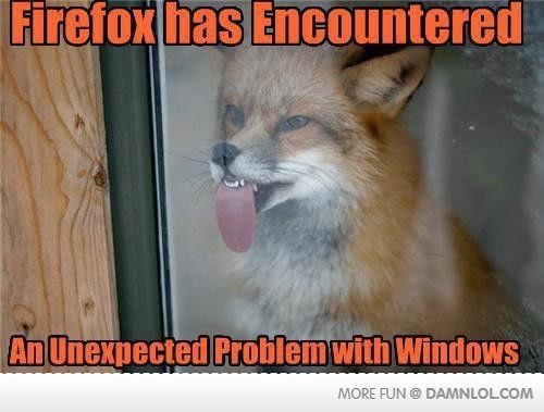 Firefox has an unexpected problem…