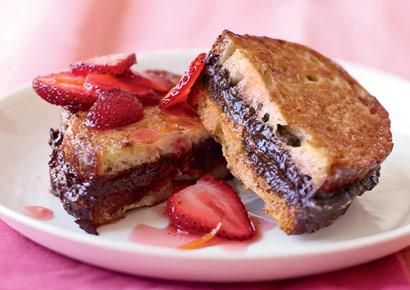 Flat Belly Diet Recipes: chocolate stuffed french toast