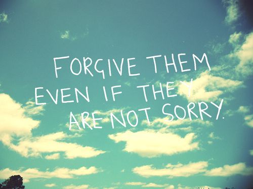 Forgiveness..