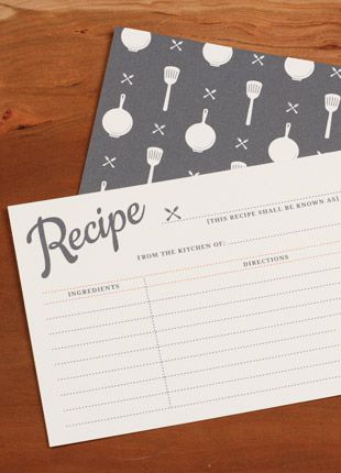 Free printable vintage recipe cards. The best part?? It's an interactive PDF