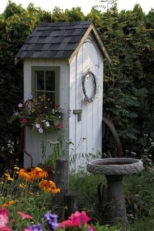 Garden tool shed!
