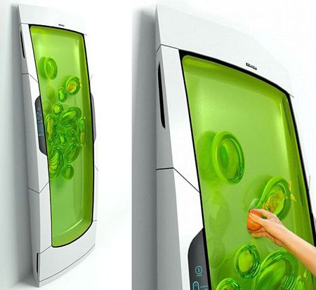 Gel fridge: put your stuff in it and the gel keeps it cool. when your reach in a