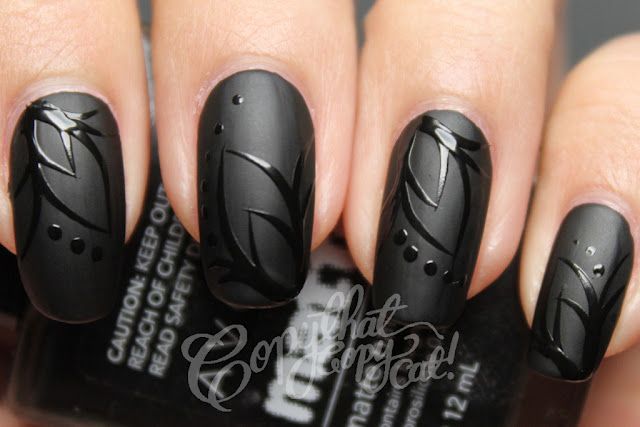 Gloss Design on Matte Black