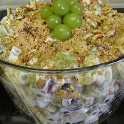 Grape Salad. OMG, I had a friend bring this to a BBQ. I made her leave the rest