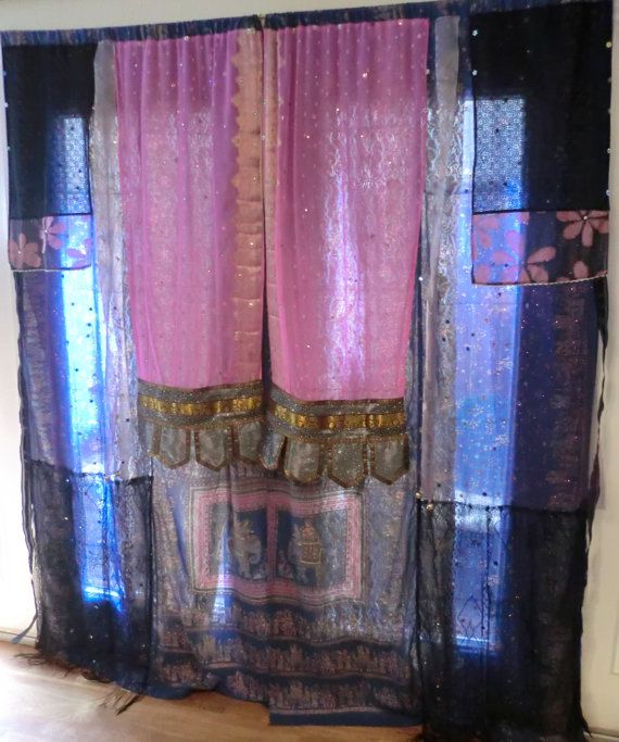 Gypsy curtains. I want to make these!