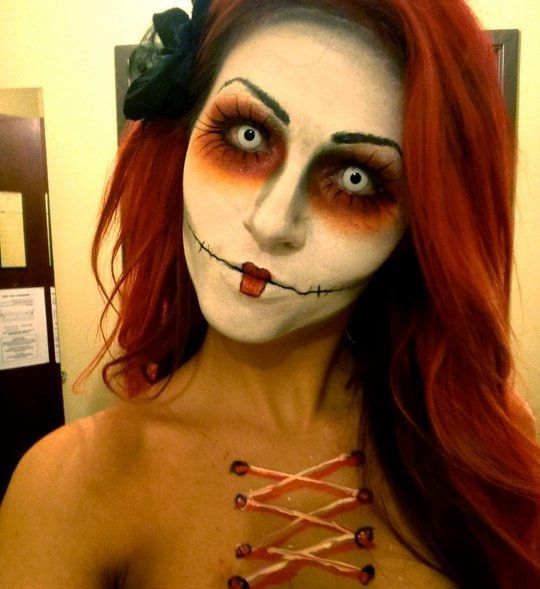 Halloween Doll Makeup