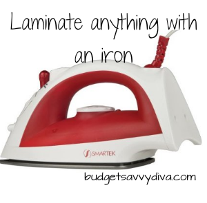 How To Laminate Cards, ID’s, Photos, (anything) with an Iron! | Budget Sav