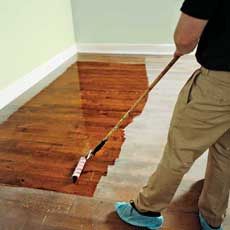 How to Refinish Wood Floors (without sanding) ill be glad i repinned this very s