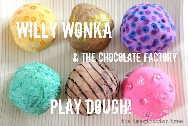 How to create some whacky play dough for Willy Wonka imaginative play and story